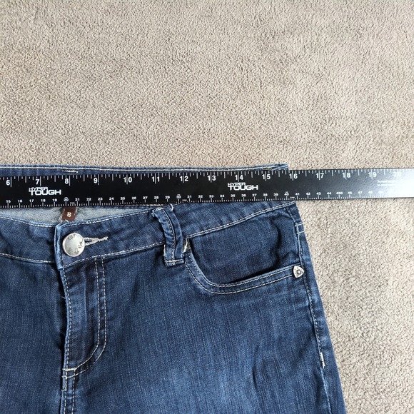 KUT from the Kloth Womens Blue Denim Bermuda Shorts Size 8 - Picture 4 of 10